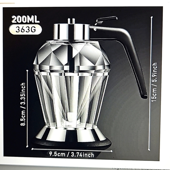 NIB Muweiqi Stainless Steel One Hand Press Olive Oil Dispenser - Picture 10 of 14